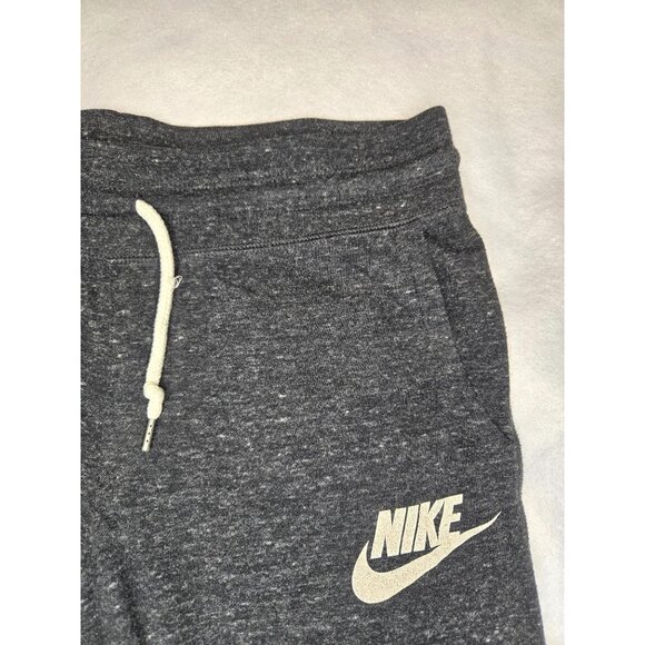 Nike Womens Jogger Pants Gray Drawstring Logo‎ Casual Activewear - Picture 3 of 7